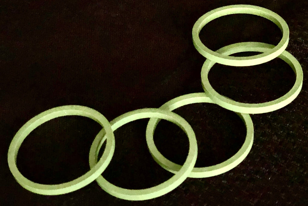 Teflon PTFE Seal Ring - 0.9802" x 1.118" x 0.085" (10 Pieces Per Package)